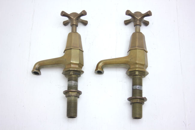 アンティーク 水栓・蛇口 ペアの画像