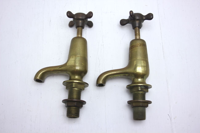 アンティーク 水栓・蛇口 ペアの画像