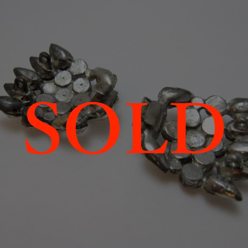 ヴィンテージラインストーンバックルの画像