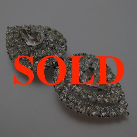 ヴィンテージラインストーンバックルの画像