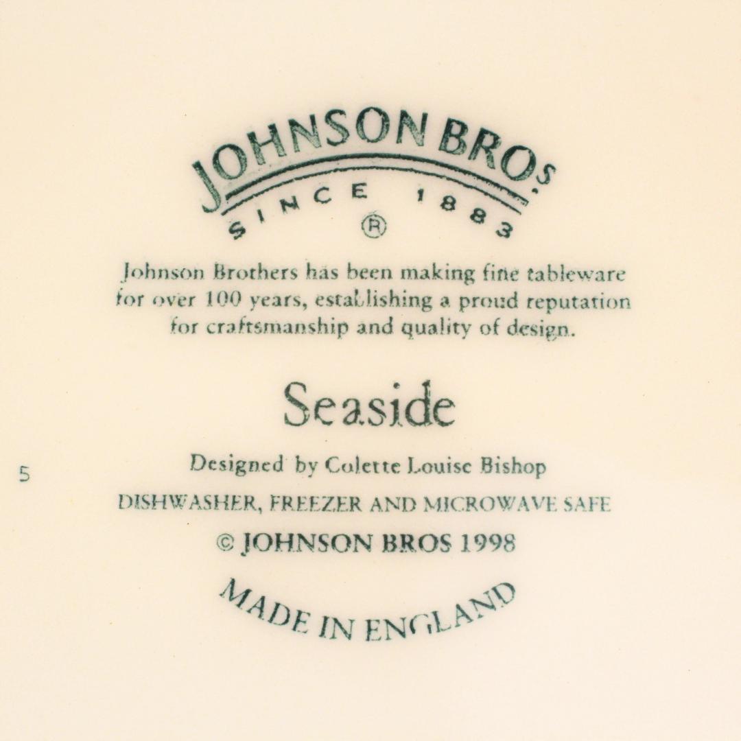 JOHNSON BROTHERS "SEASIDE" ディナープレート画像