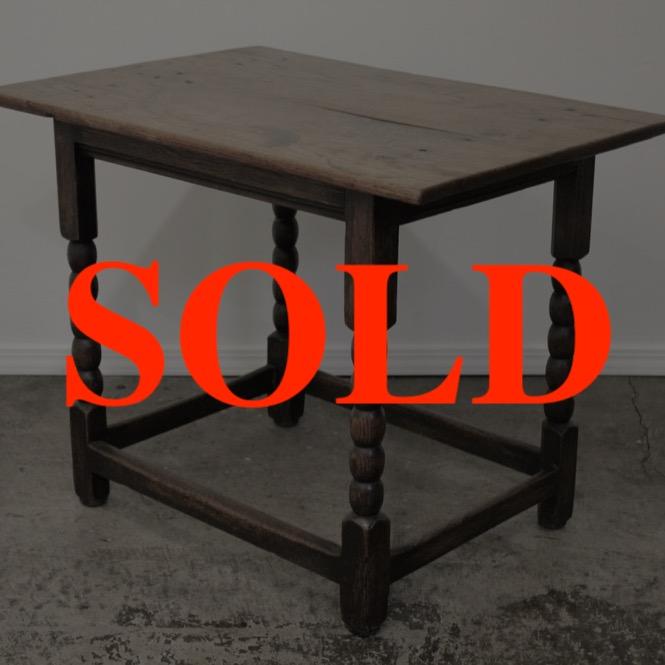 アンティーク ジョージアン オーク サイドテーブルの画像