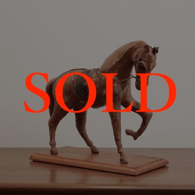 ヴィンテージ レザーホースの画像