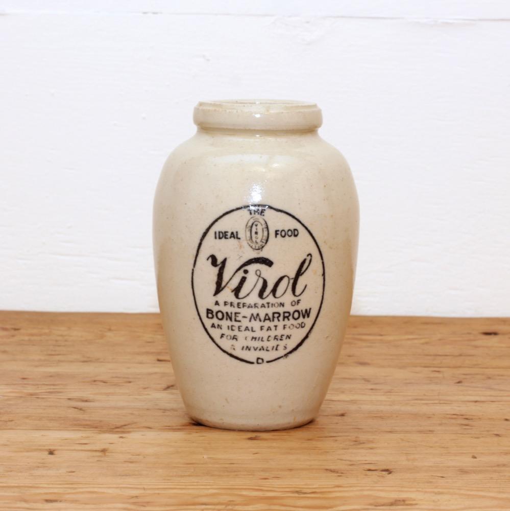 アンティーク Virol ポットの画像