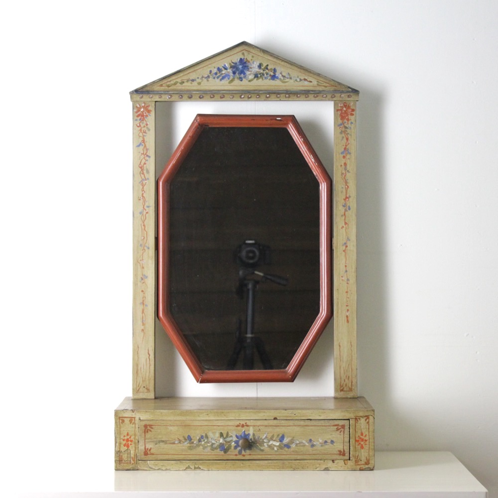 イギリス アンティーク ドレッシングミラーの画像