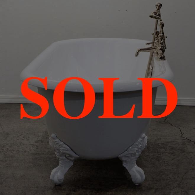 イギリス ヘリテイジ社 猫足バスタブ&シャワーミキサーの画像