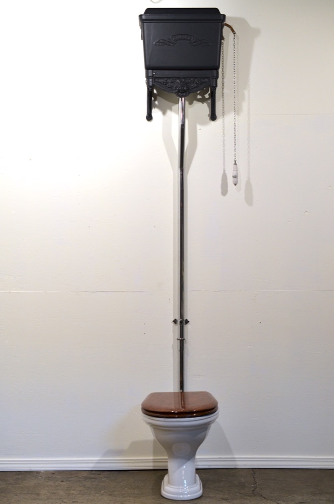 イギリス アンティークスタイル トイレ セットの画像