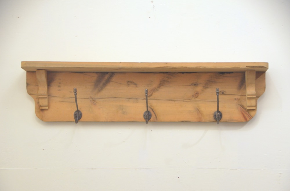 ヴィンテージ オールドパイン ウォールシェルフの画像