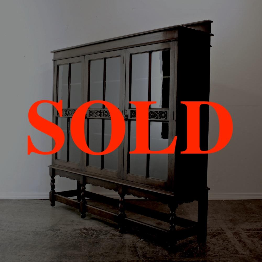 アンティーク オーク ブックケースの画像