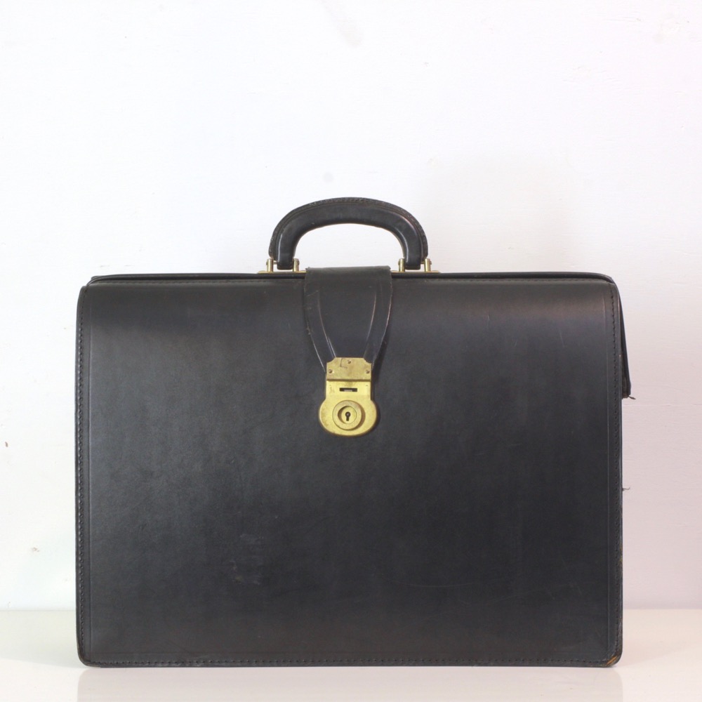 ヴィンテージ レザー ダレスバッグの画像