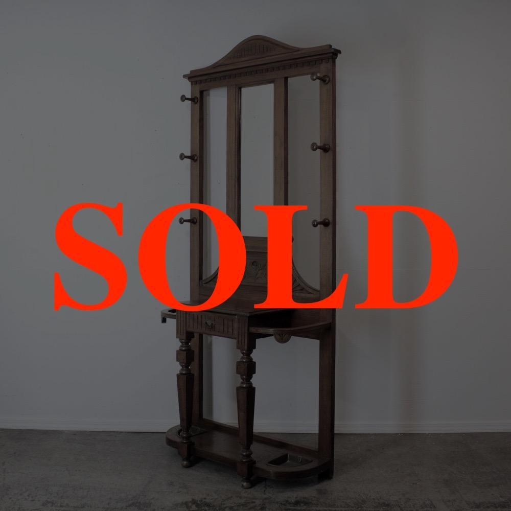 イギリス アンティーク ホールスタンドの画像