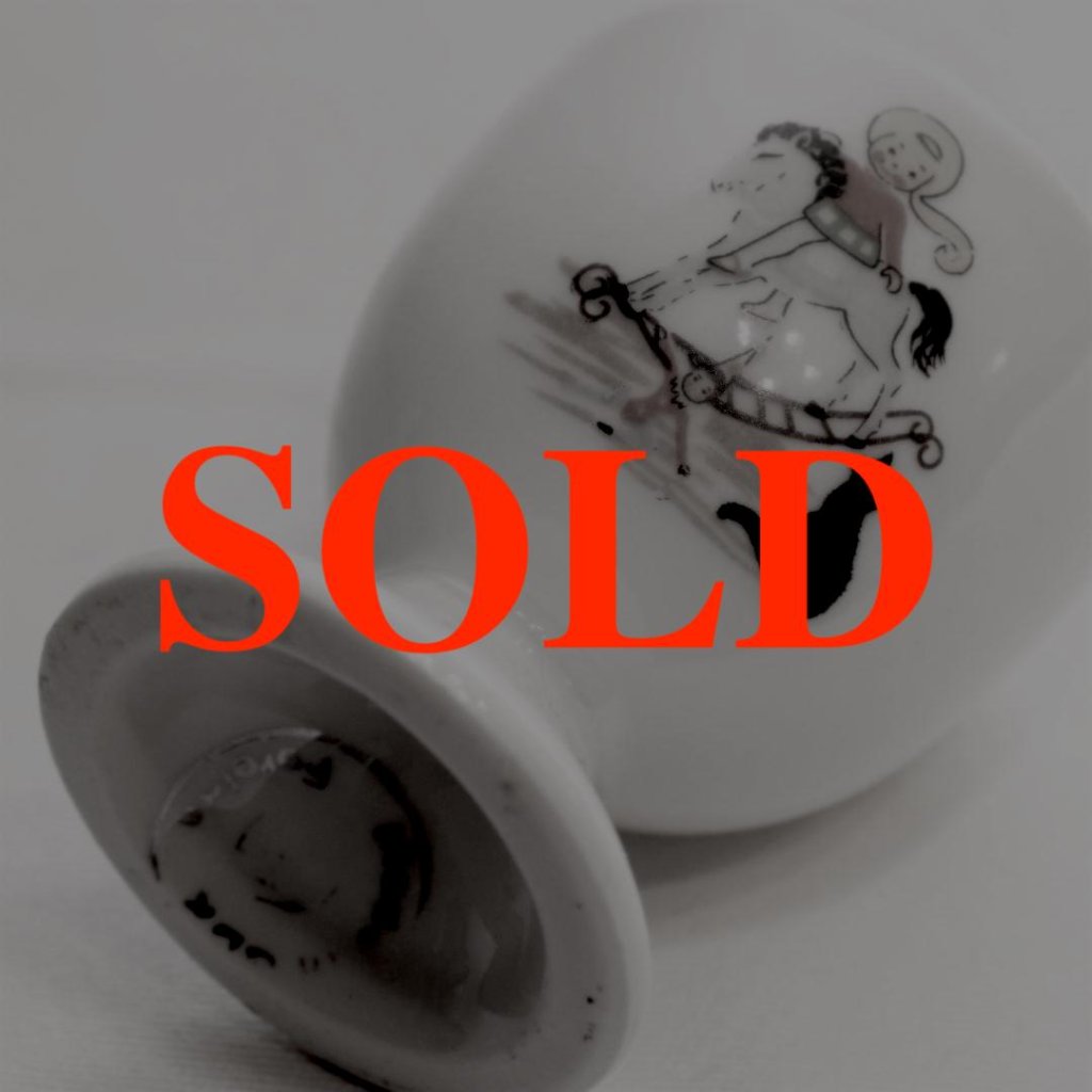 東ドイツ 陶器製 エッグスタンドの画像