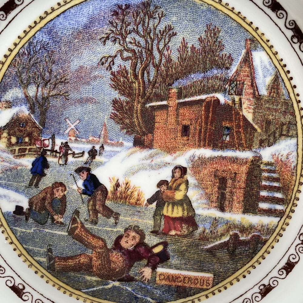 COALPORT 1977年 クリスマスプレート画像