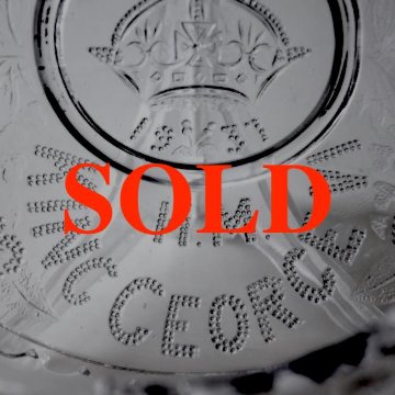 イギリス 1937年 コロネーション ガラスバスケットの画像