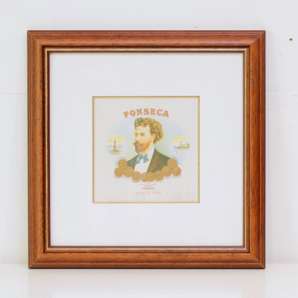 ヴィンテージ 葉巻ラベル フレームの画像