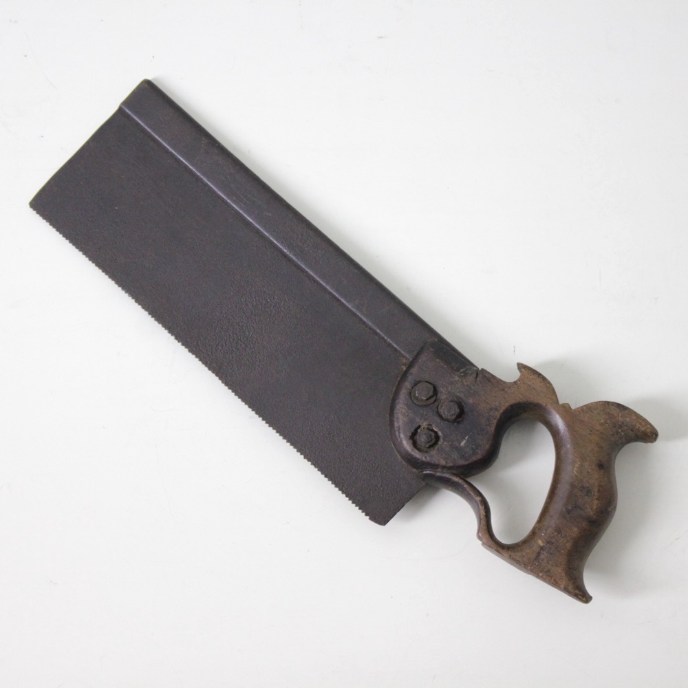 イギリス アンティーク ノコギリの画像