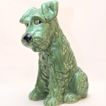 イギリス ヴィンテージ シルバック テリア犬 フィギュア画像