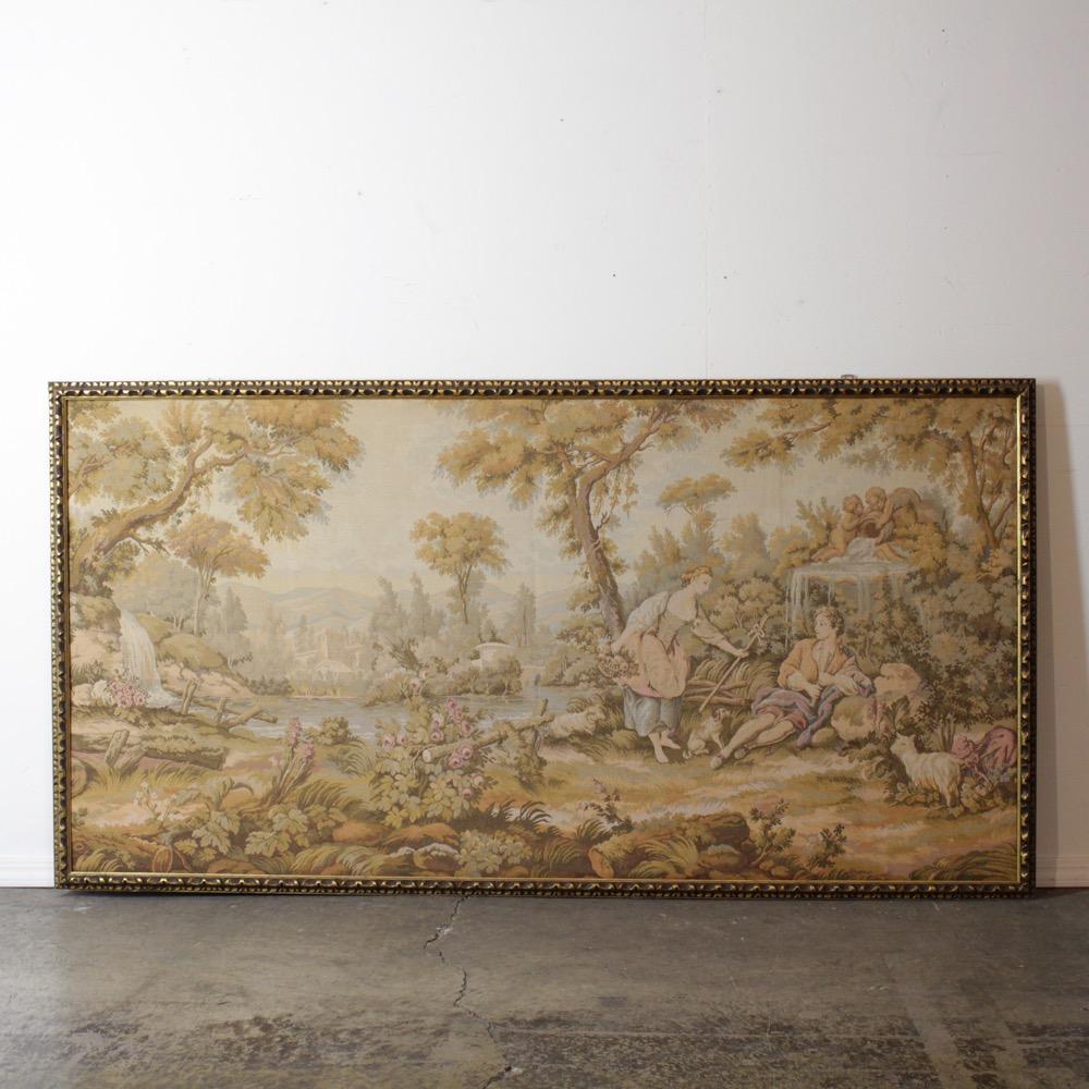 ヴィンテージ タペストリー フレームの画像