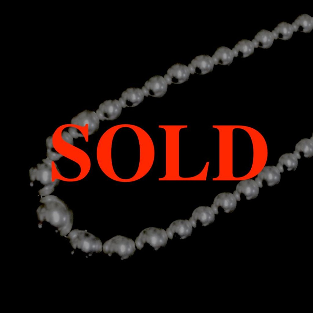 ヴィンテージ フェイクパール ネックレスの画像