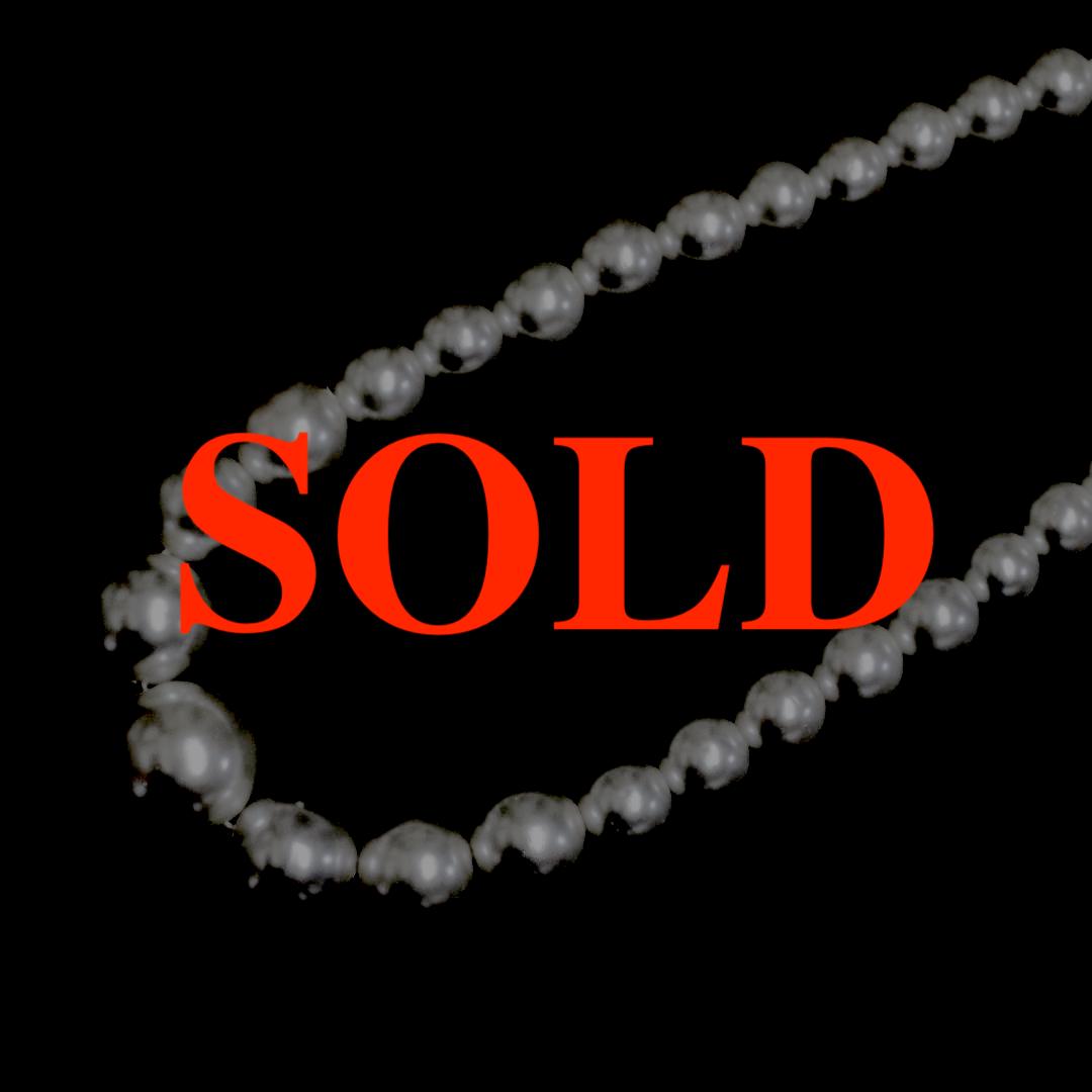 ヴィンテージ フェイクパール ネックレスの画像