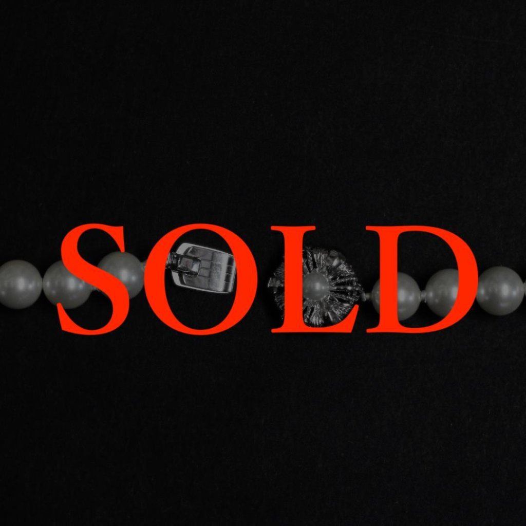 ヴィンテージ フェイクパール ネックレスの画像