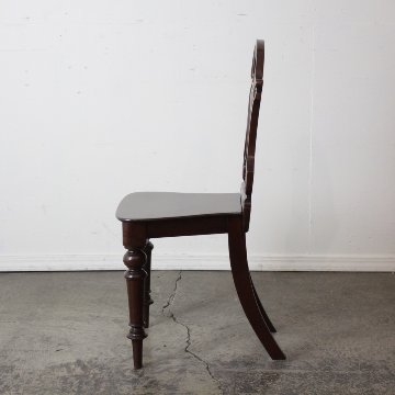 アンティーク マホガニー ホールチェアの画像