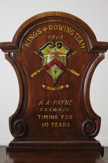 アンティーク マホガニー ホールチェアの画像