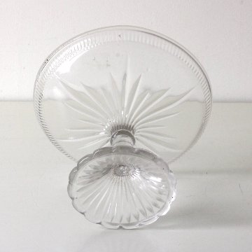 ヴィンテージ ガラス コンポート画像