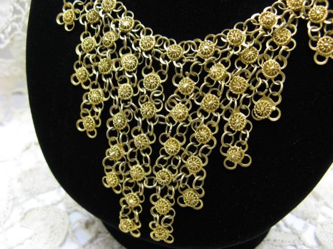 ヴィンテージ ゴールドネックレスの画像