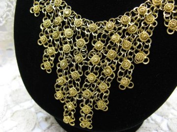 ヴィンテージ ゴールドネックレスの画像