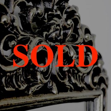 ヴィンテージ メタルフレーム ウォールミラーの画像