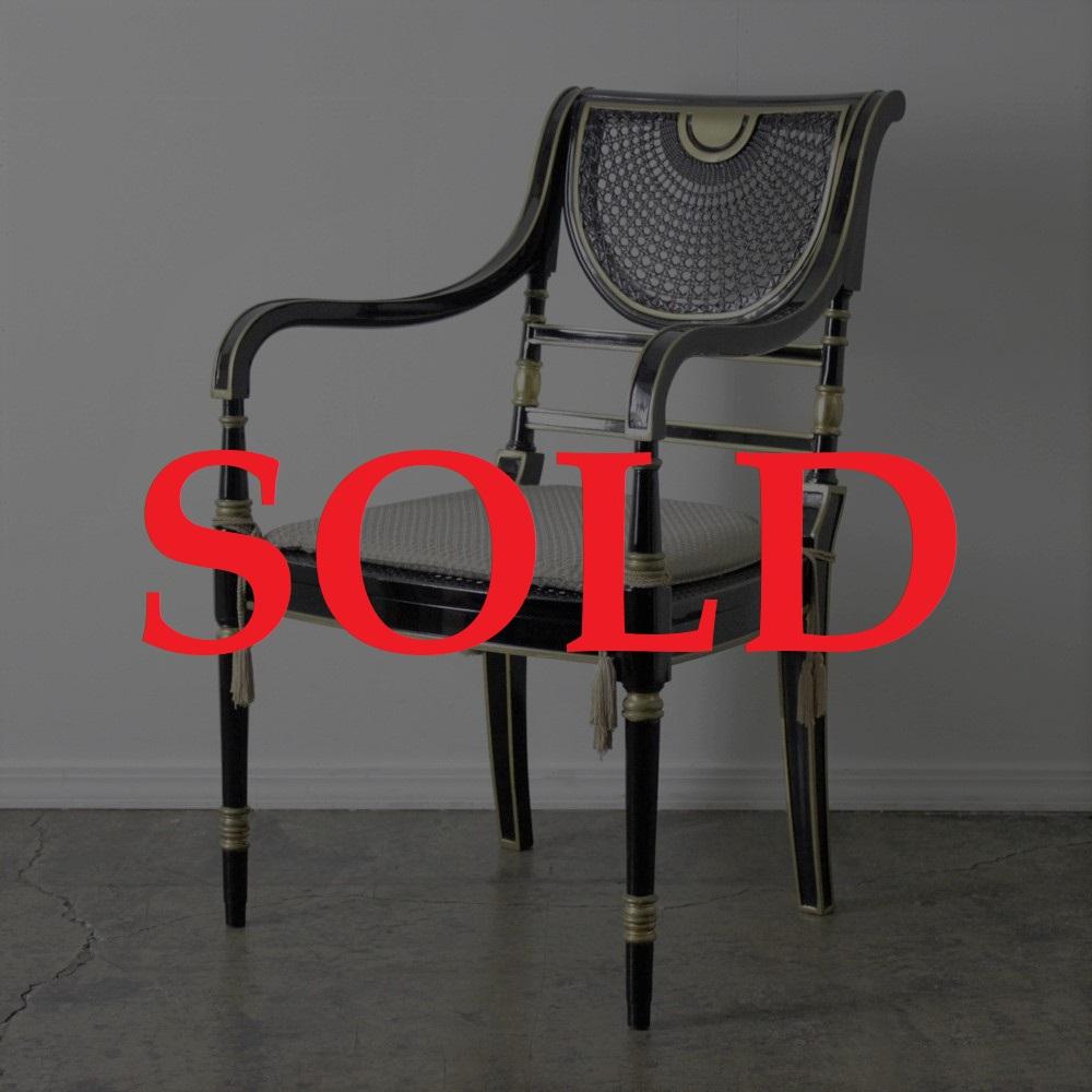 アメリカ ヴィンテージ Baker社 アームチェアの画像