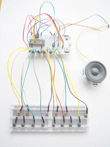 手作り電子ピアノ実験セット 画像