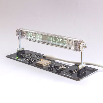 透明で美しいIV-27M蛍光表示管カレンダー時計キット画像