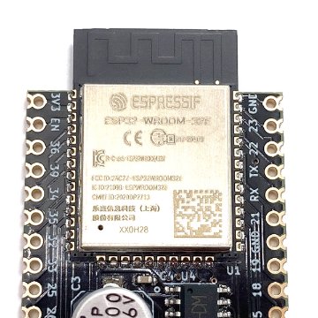 電池2,3本で動作するESP32-DevKitC互換機画像