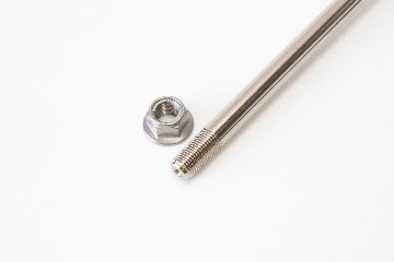 【Ｈ－ＦＮ－０２６】　ＫＯＯＤ　ＨＯＮＤＡ　アクスルシャフト　フロント用　ナット付きの画像