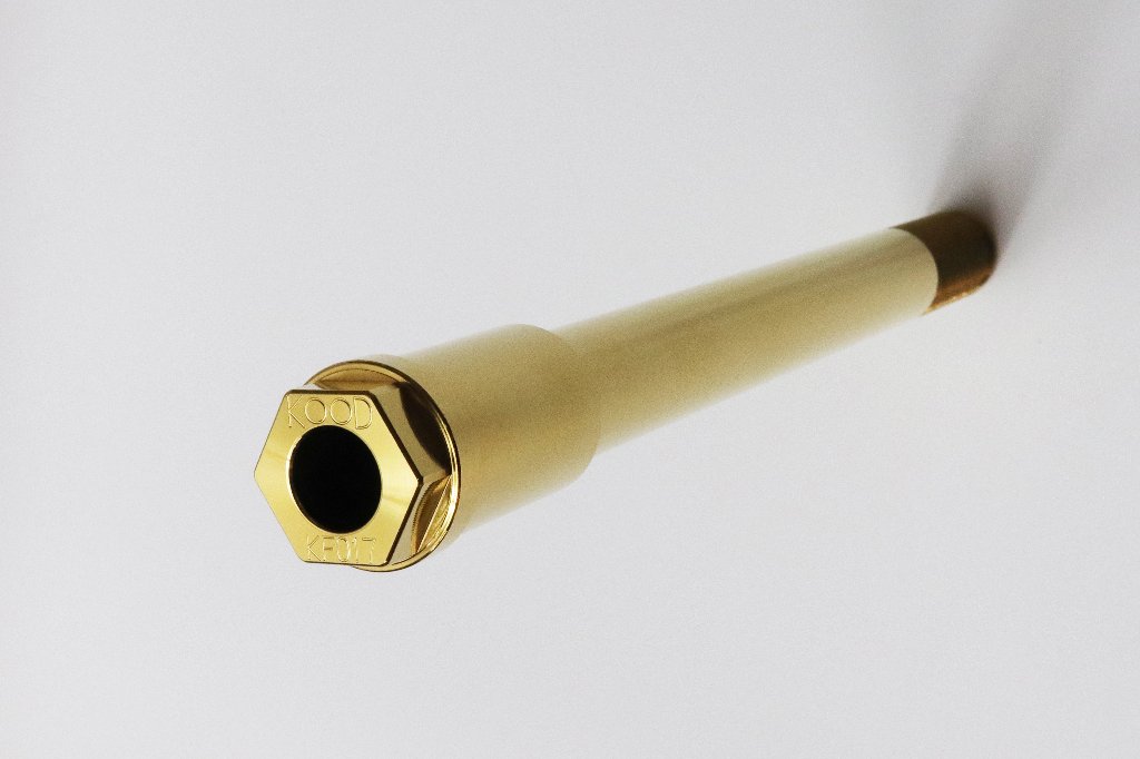 【Ｋ－Ｆ－０１７－ＧＬ】ＫＯＯＤ　ＫＡＷＡＳＡＫＩ　アクスルシャフト　フロント用　(カラー：ゴールド)の画像