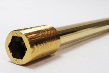 【Ｋ－Ｐ－０１７－ＧＬ】ＫＯＯＤ　ＫＡＷＡＳＡＫＩ　アクスルシャフト　ピボット用　(カラー：ゴールド)の画像