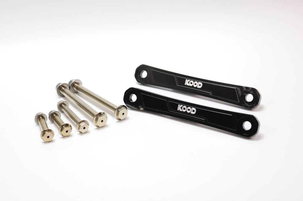 【Ｋ－ＬＰ－００３－ＢＫ】ＫＯＯＤ　ＫＡＷＡＳＡＫＩ　リアサス　リンクプレート＆ボルト・ナットセットの画像