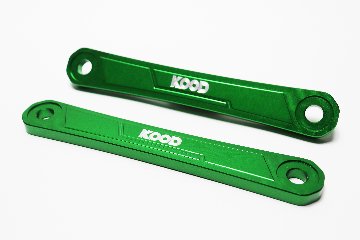 【Ｋ－ＬＰ－００３－ＧＲ】ＫＯＯＤ　ＫＡＷＡＳＡＫＩ　リアサス　リンクプレート＆ボルト・ナットセットの画像