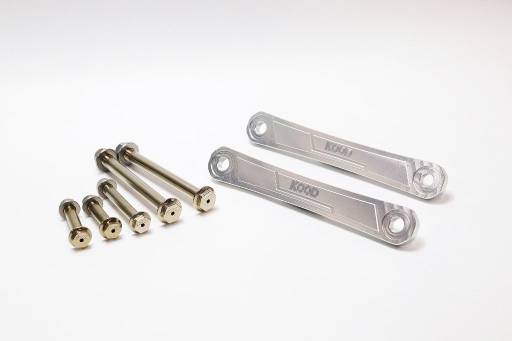 【Ｋ－ＬＰ－００３－ＳＬ】ＫＯＯＤ　ＫＡＷＡＳＡＫＩ　リアサス　リンクプレート＆ボルト・ナットセットの画像