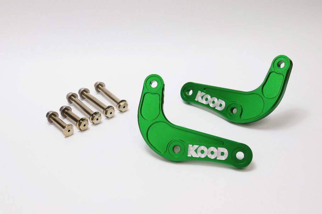 【Ｋ－ＬＰ－０３１－ＧＲ】ＫＯＯＤ　ＫＡＷＡＳＡＫＩ　リアサス　リンクプレート＆ボルト・ナットセットの画像