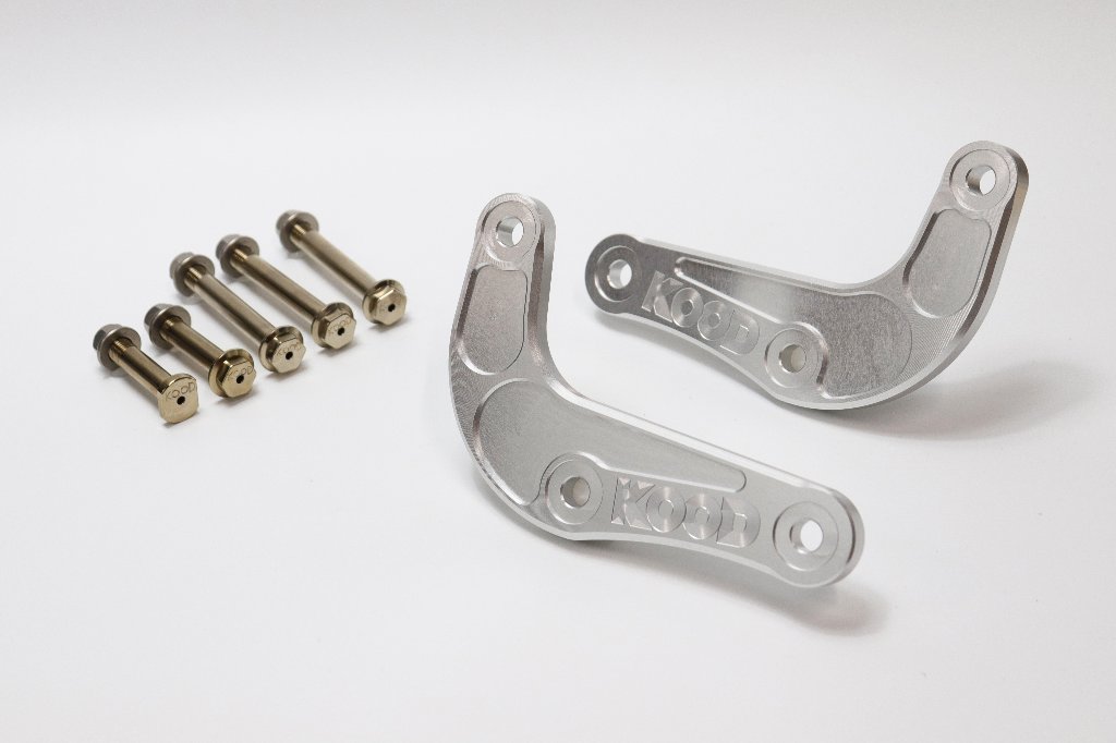 【Ｋ－ＬＰ－０３１－ＳＬ】ＫＯＯＤ　ＫＡＷＡＳＡＫＩ　リアサス　リンクプレート＆ボルト・ナットセットの画像