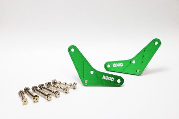 【Ｋ－ＬＰ－０３２－ＧＲ】ＫＯＯＤ　ＫＡＷＡＳＡＫＩ　リアサス　リンクプレート＆ボルト・ナットセットの画像