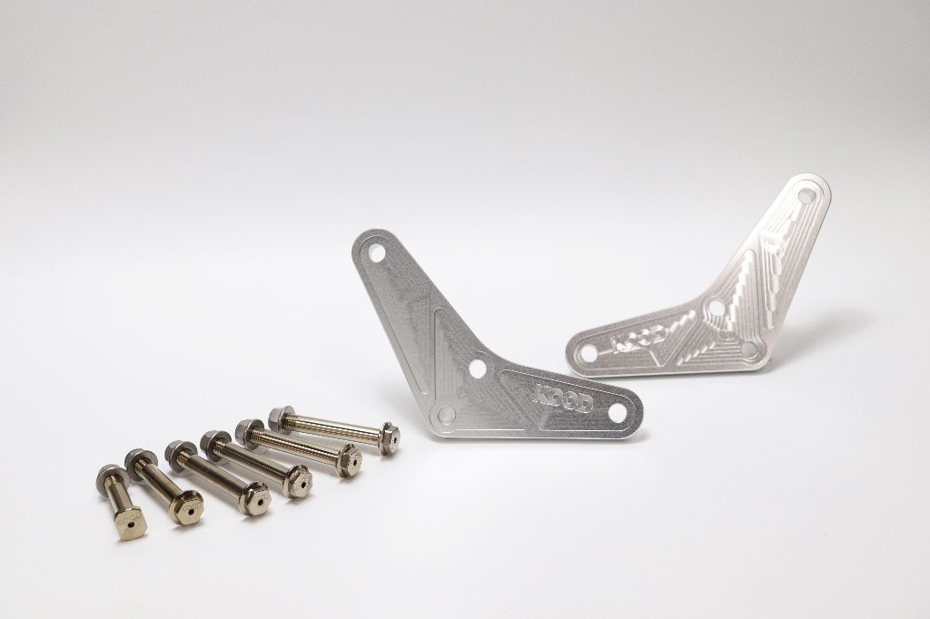 【Ｋ－ＬＰ－０３２－ＳＬ】ＫＯＯＤ　ＫＡＷＡＳＡＫＩ　リアサス　リンクプレート＆ボルト・ナットセットの画像