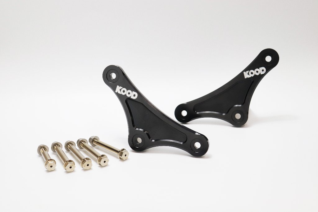 【Ｋ－ＬＰ－００１－ＢＫ】ＫＯＯＤ　ＫＡＷＡＳＡＫＩ　リアサス　リンクプレート＆ボルト・ナットセットの画像