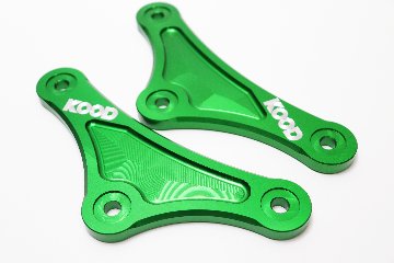 【Ｋ－ＬＰ－００１－ＧＲ】ＫＯＯＤ　ＫＡＷＡＳＡＫＩ　リアサス　リンクプレート＆ボルト・ナットセットの画像