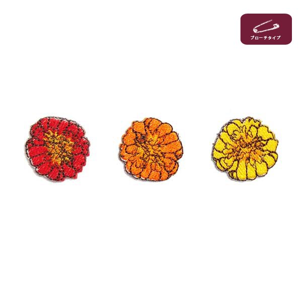 マリーゴールドのブローチの画像