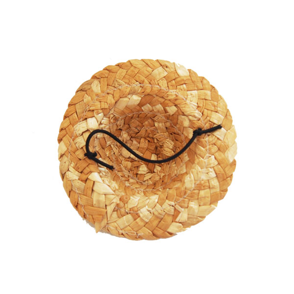 テディベア用麦わら帽子画像