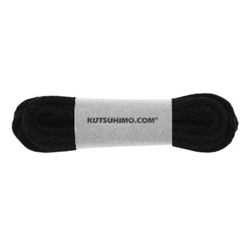 【50ブラック】スニーカーセレクトショップ御用達 602-S・コットン・3.5ｍｍ・編目・丸・50色の画像
